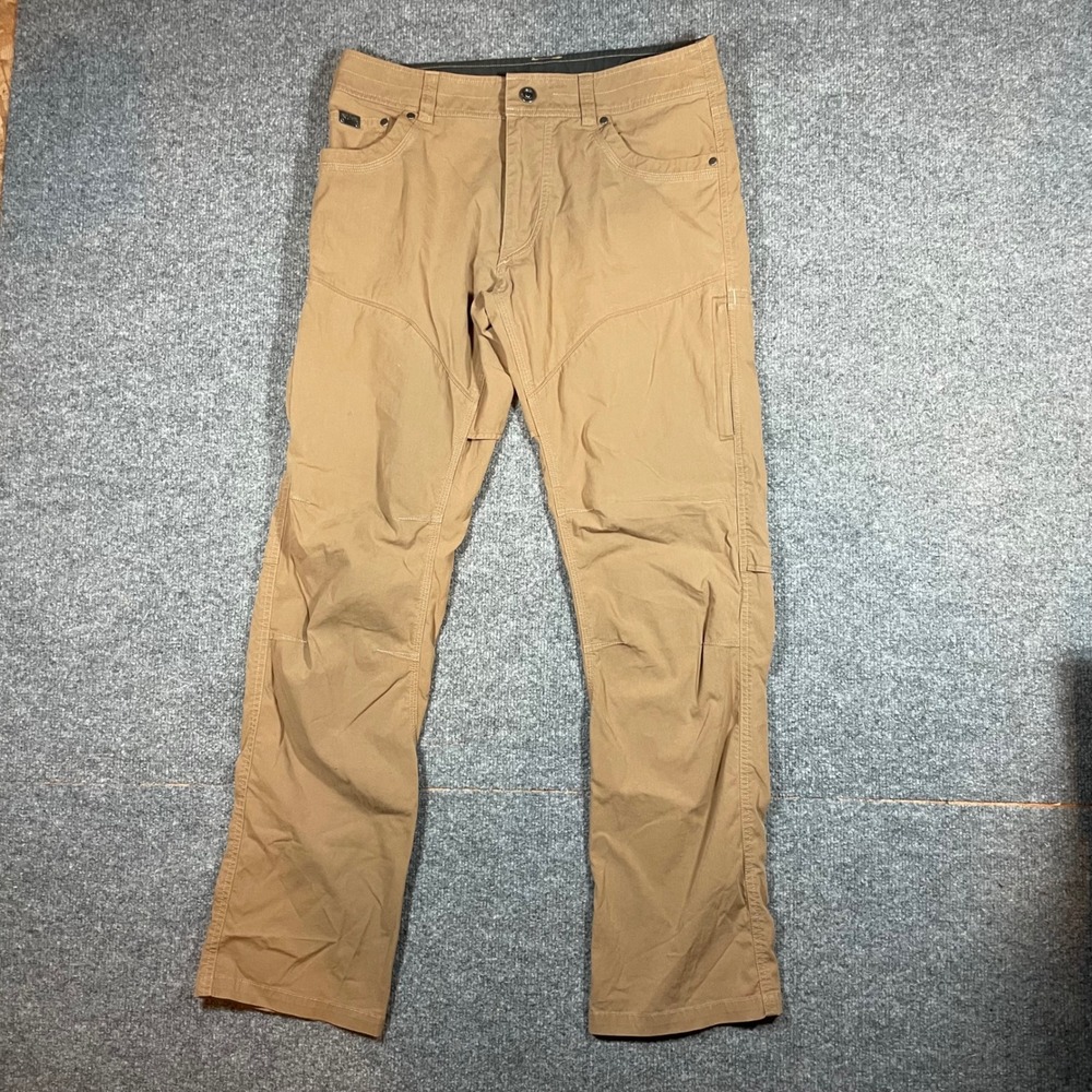 uhl Ryder Pants Mens Size 32x32 Lt Brown Outdoor Hiking Workwear Euro Twill